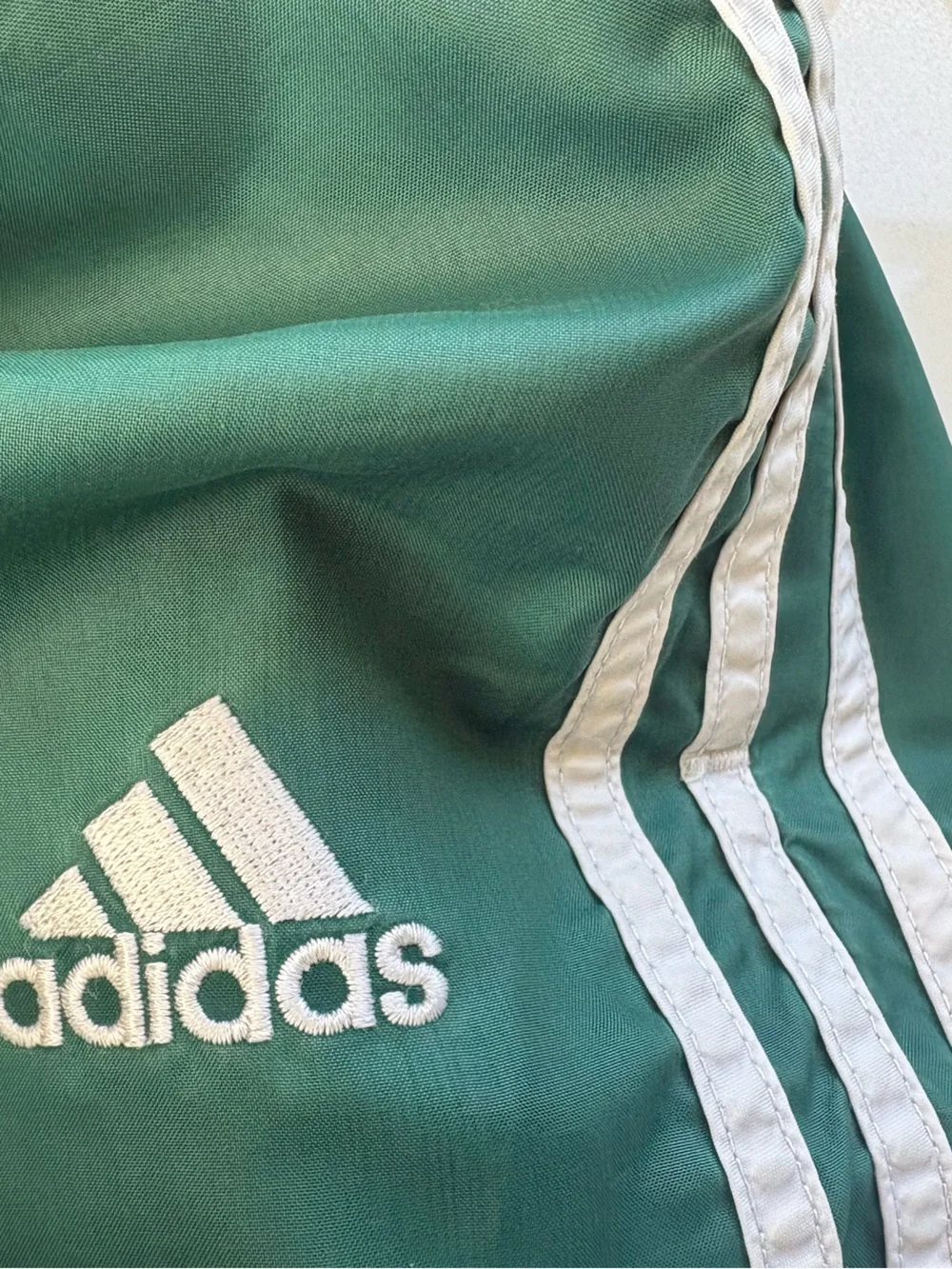 Baggy 90s Adidas tearaway insulated classic 3 white stripes track pants size L